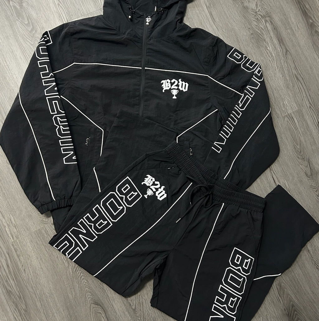 Black Windbreaker TOP