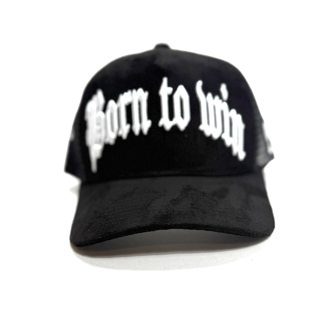 Suede trucker hat