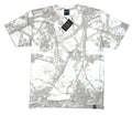 White camoflauge embroidered tee