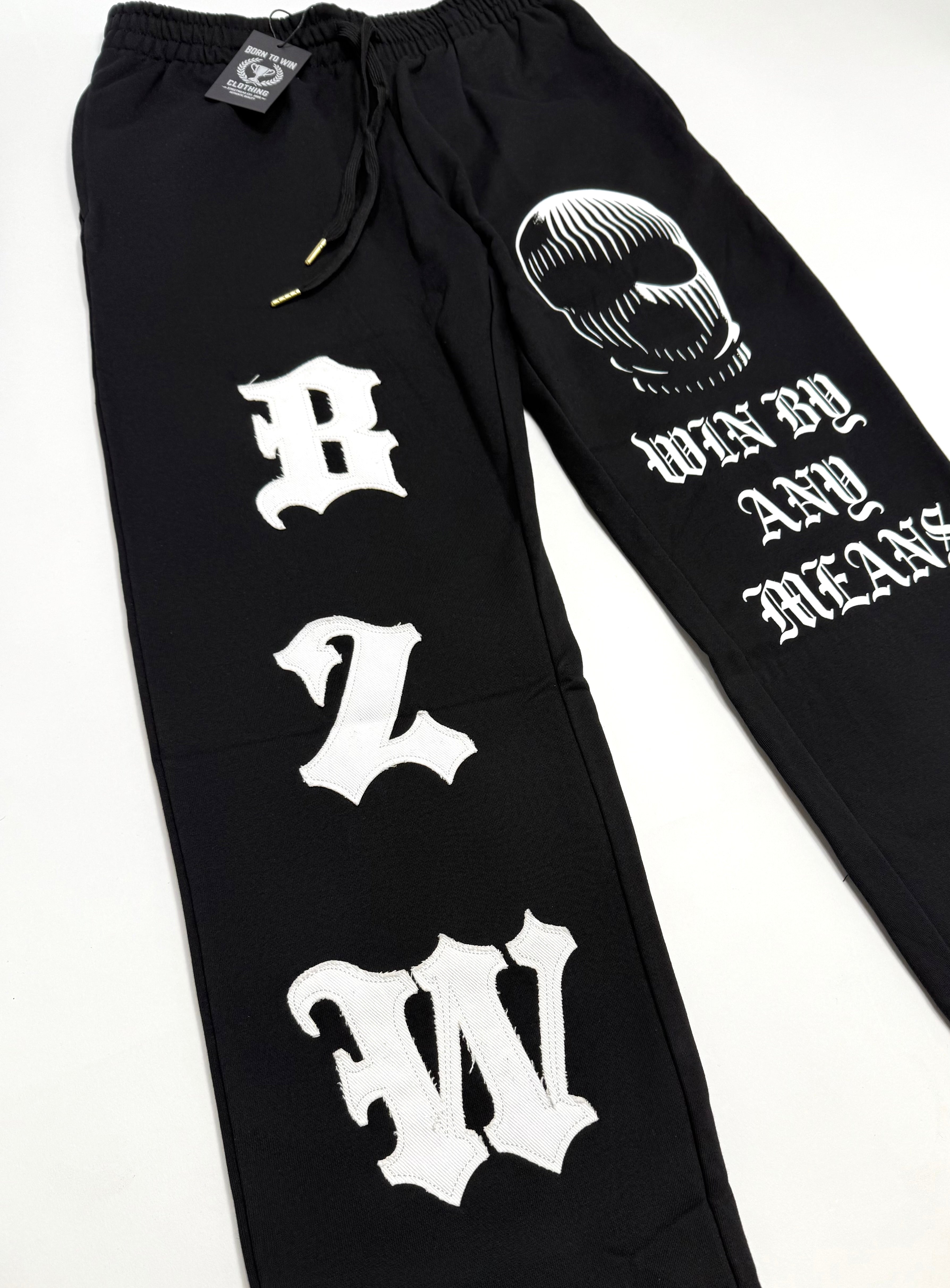 B2W by any means Black sweats